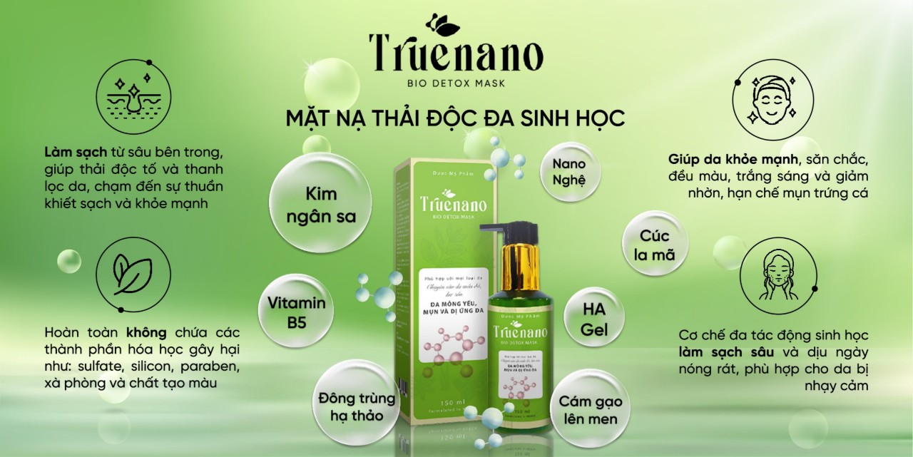 Đắp Mặt Đa Sinh Học Thải Độc Bio Detox Mask